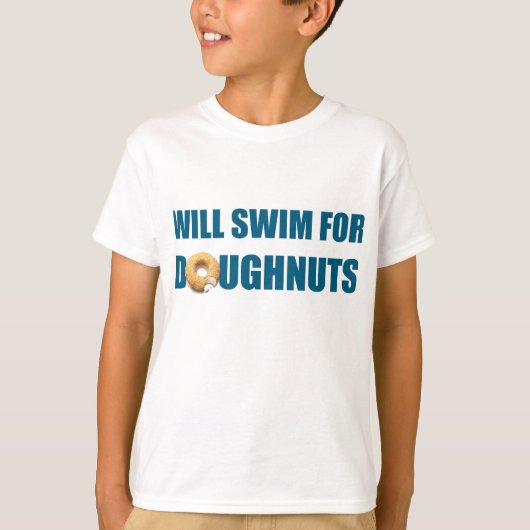 Swim Team, persoonlijke zwemmer cadeau T-shirt (Voorkant)