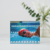 Swim to Win Competition Briefkaart (Staand voorkant)