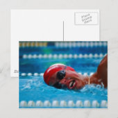 Swim to Win Competition Briefkaart (Voorkant / Achterkant)