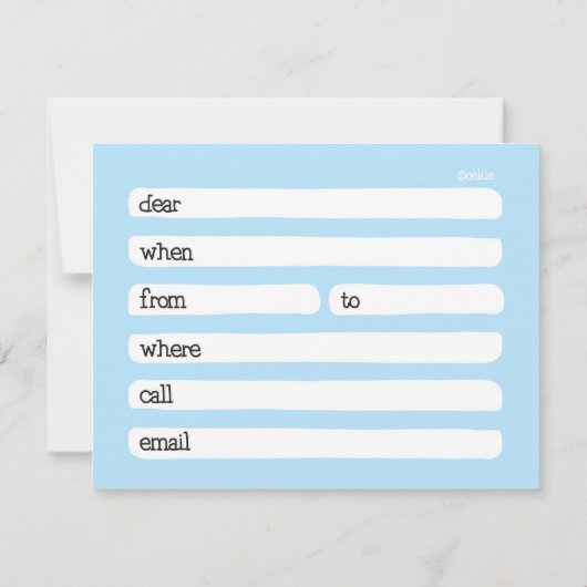 Swim - Uitnodiging (Achterkant)