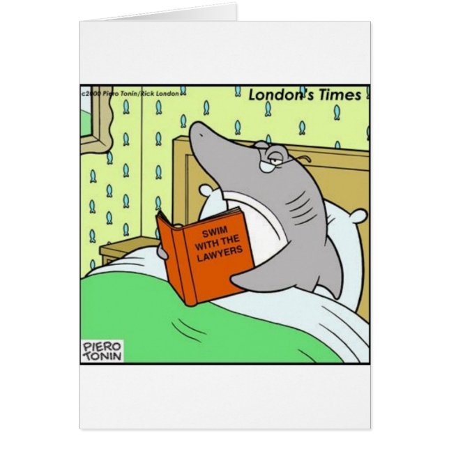 Swim W/The Lawyers Funny T - shirts Gifts & Collec (Voorkant)