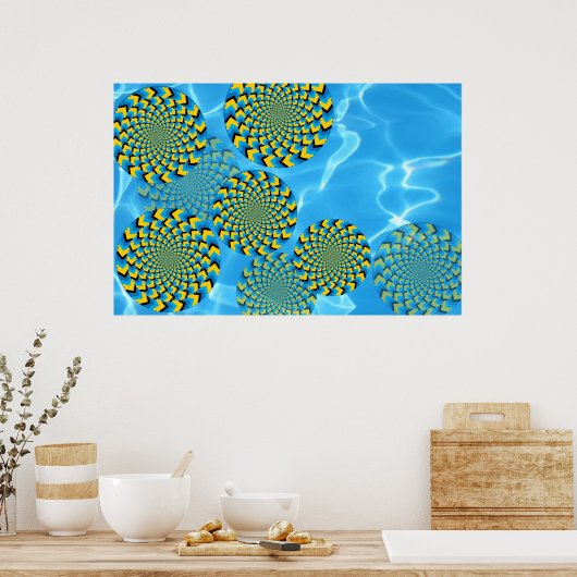 Swim Wheelies Poster (Keuken)