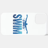 Swim -  zwemmer Case-Mate iPhone case (Achterkant (horizontaal))