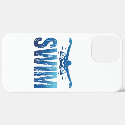 Swim -  zwemmer Case-Mate iPhone case (Achterkant (horizontaal))