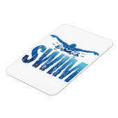 Swim -  zwemmer magneet (Linkerzijde)