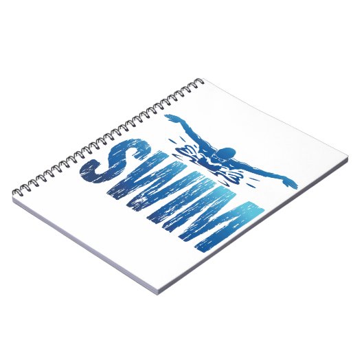 Swim -  zwemmer notitieboek (Linkerzijde)