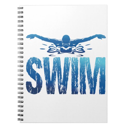 Swim -  zwemmer notitieboek (Voorkant)