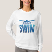 Swim - zwemmer t-shirt (Voorkant)