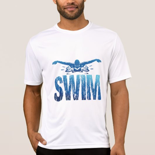 Swim - zwemmer t-shirt (Voorkant)