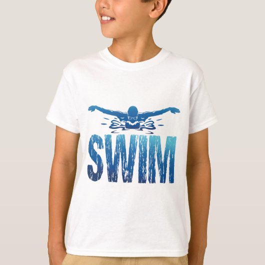 Swim -  zwemmer t-shirt (Voorkant)