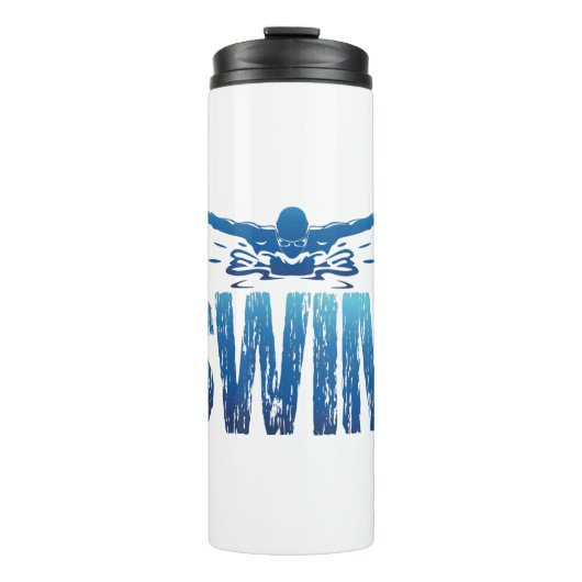 Swim -  zwemmer thermosbeker (Voorkant)