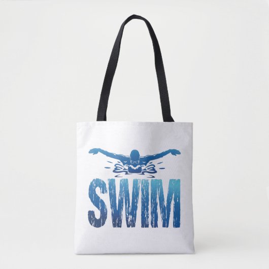 Swim - zwemmer tote bag (Voorkant)