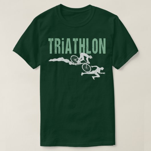SwimBikeRun Triathlon T-shirt (Design voorkant)