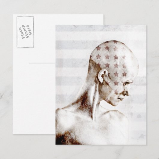 Swimmer Briefkaart (Voorkant / Achterkant)