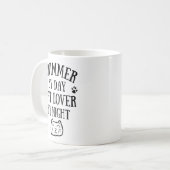 Swimmer by day. Cat lover by night. Koffiemok (Voorkant links)