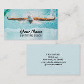 Swimmer Coach Visitekaartje (Voorkant / Achterkant)