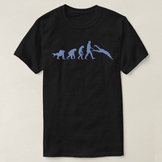 Swimmer Evolution Premium  T-shirt (Design voorkant)