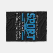 Swimmer Gift Funny Swimming Srts Quote Tank Top  Fleece Deken (Voorkant (Horizontaal))