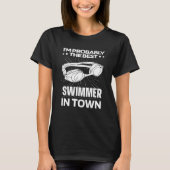 Swimmer Goggles Swim Pool - Swimmer T-shirt (Voorkant)