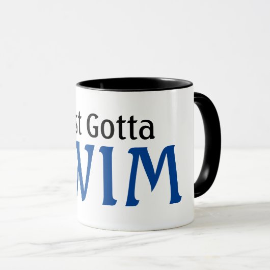 Swimmer Gotta Swim Mok (Voorkant rechts)