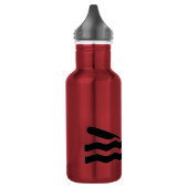Swimmer Silhouette Liberty Waterfles (Links)