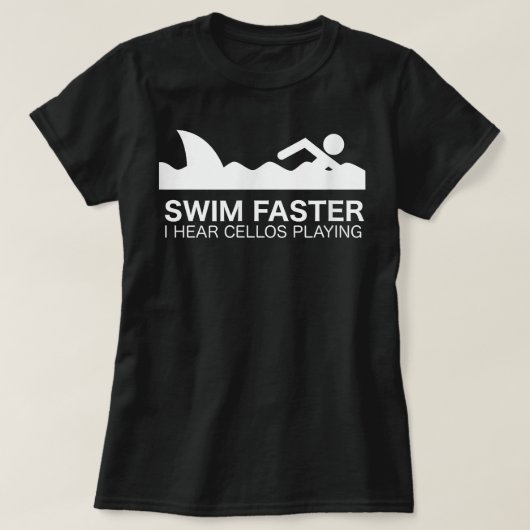SWimmer Swim Team Geboren in vlinderslag T-shirt (Design voorkant)