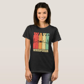 Swimmer Swimming Wave Whisperer T-shirt (Voorkant volledig)
