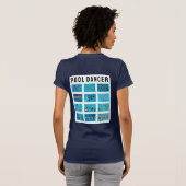 Swimmer Synchronized Swimming T-shirt (Achterkant volledig)