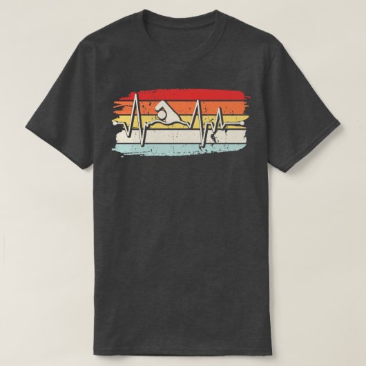 Swimmer zwemmen t-shirt (Design voorkant)