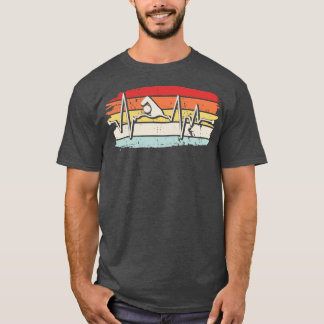 Swimmer zwemmen t-shirt