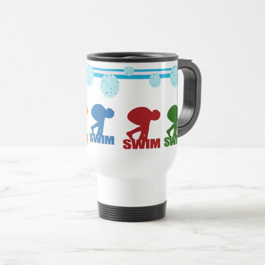 SWIMMERS REVEL MUG REISBEKER (Voorkant rechts)