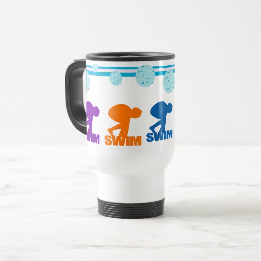 SWIMMERS REVEL MUG REISBEKER (Voorkant links)