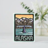 Swimmin' in Alaska Briefkaart (Staand voorkant)