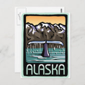 Swimmin' in Alaska Briefkaart (Voorkant / Achterkant)