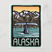 Swimmin' in Alaska Briefkaart (Voorkant)