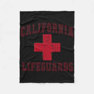 Swimming California Lifeguards Off Duty Vacay Life Fleece Deken