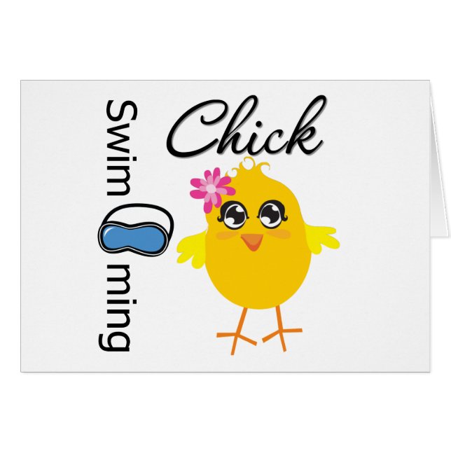 Swimming Chick (Voorkant Horizontaal)