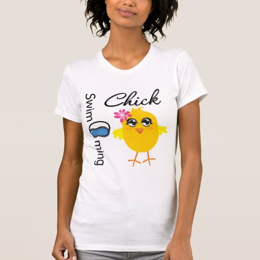 Swimming Chick T-shirt (Voorkant)