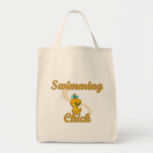 Swimming Chick Tote Bag (Voorkant)