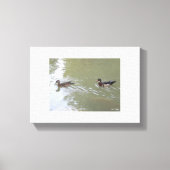 Swimming Ducks Canvas Afdruk (Voorkant)