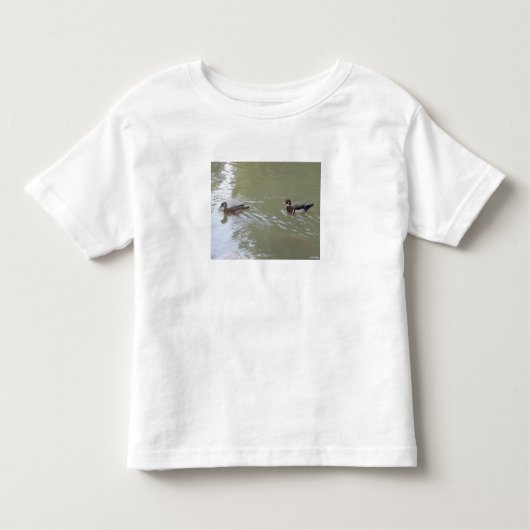 Swimming Ducks Kinder Shirts (Voorkant)
