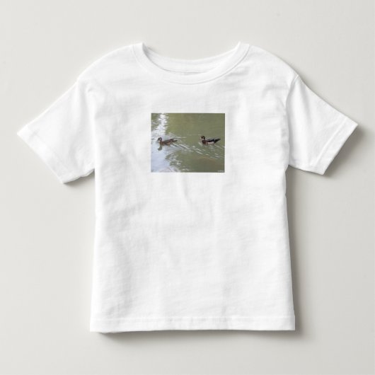 Swimming Ducks Kinder Shirts (Voorkant)