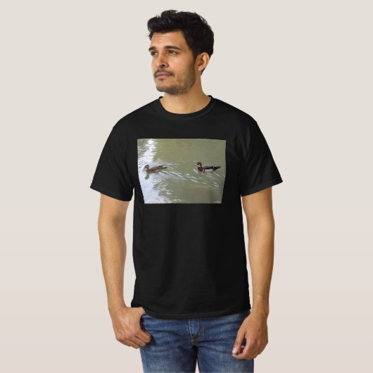 Swimming Ducks T-shirt (Voorkant volledig)