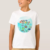 swimming fish bath t-shirt (Voorkant)