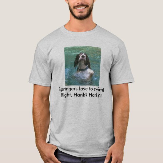 Swimming Hank T-shirt (Voorkant)