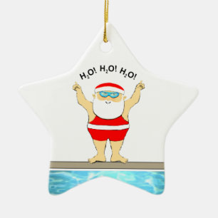 Swimming Holiday Gifts Keramisch Ornament