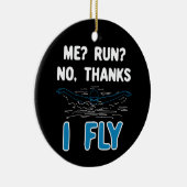 Swimming - I Fly Keramisch Ornament (Rechts)