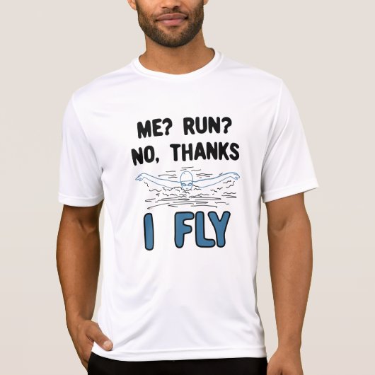 Swimming - I Fly T-shirt (Voorkant)