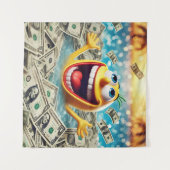 swimming in money wandkleed (Voorkant (horizontaal))