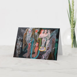 Swimming in the Spirit World greecard Kaart